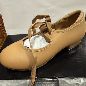 Tan kids Tap Shoe